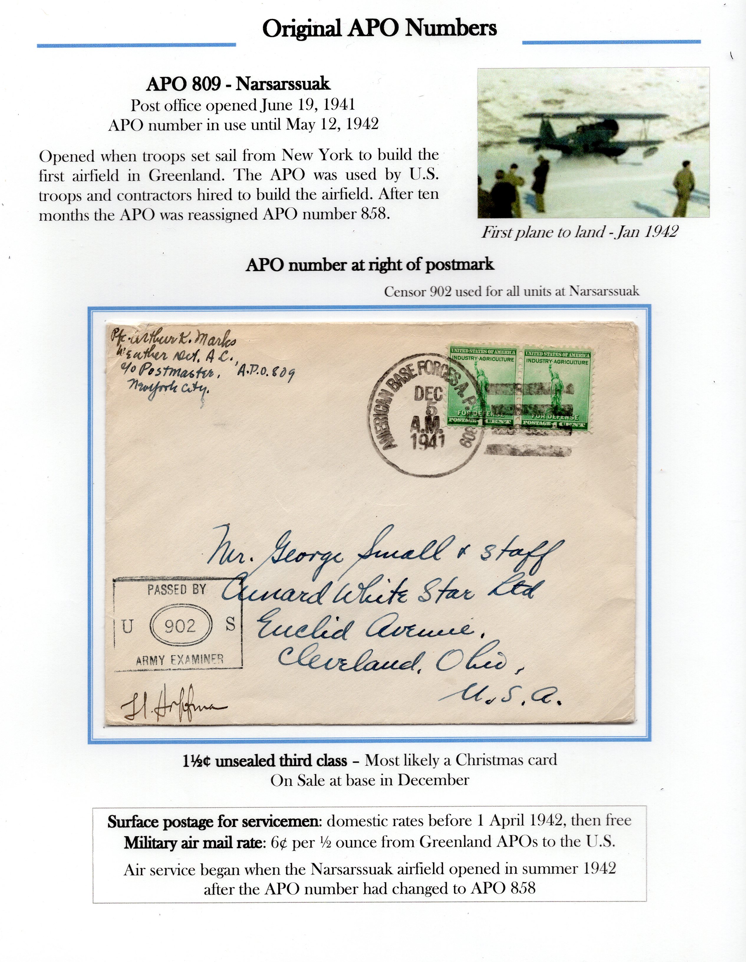 U.S. Army Post Offices in Greenland 19411945 Page 2