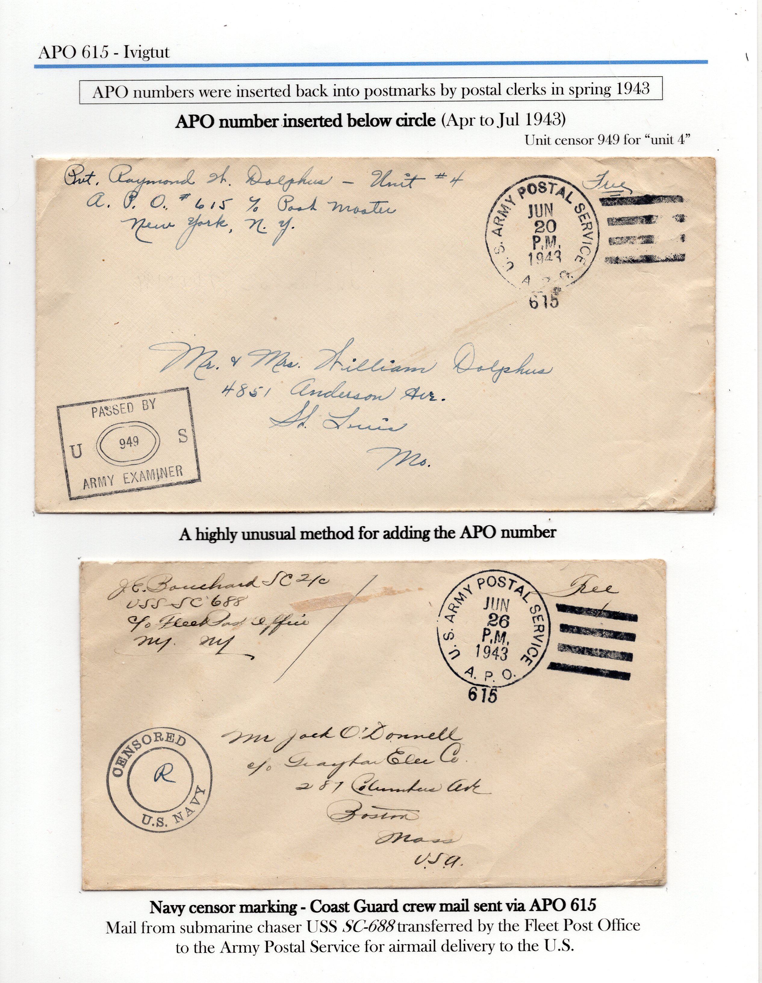 U.S. Army Post Offices in Greenland 19411945 Page 8