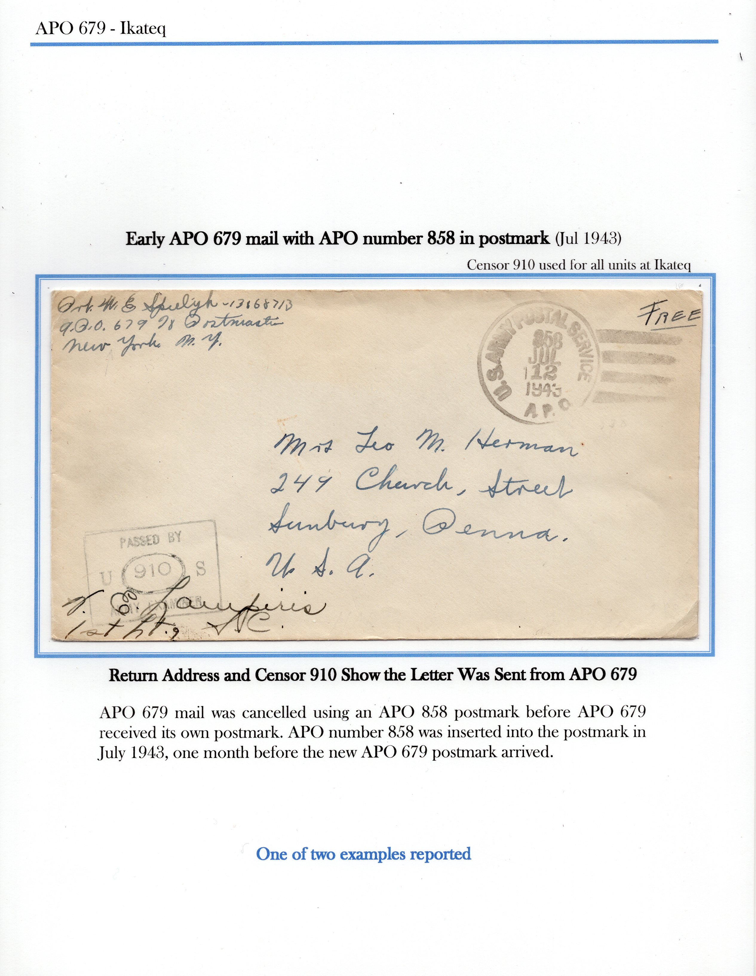 U.S. Army Post Offices in Greenland 19411945 Page 12