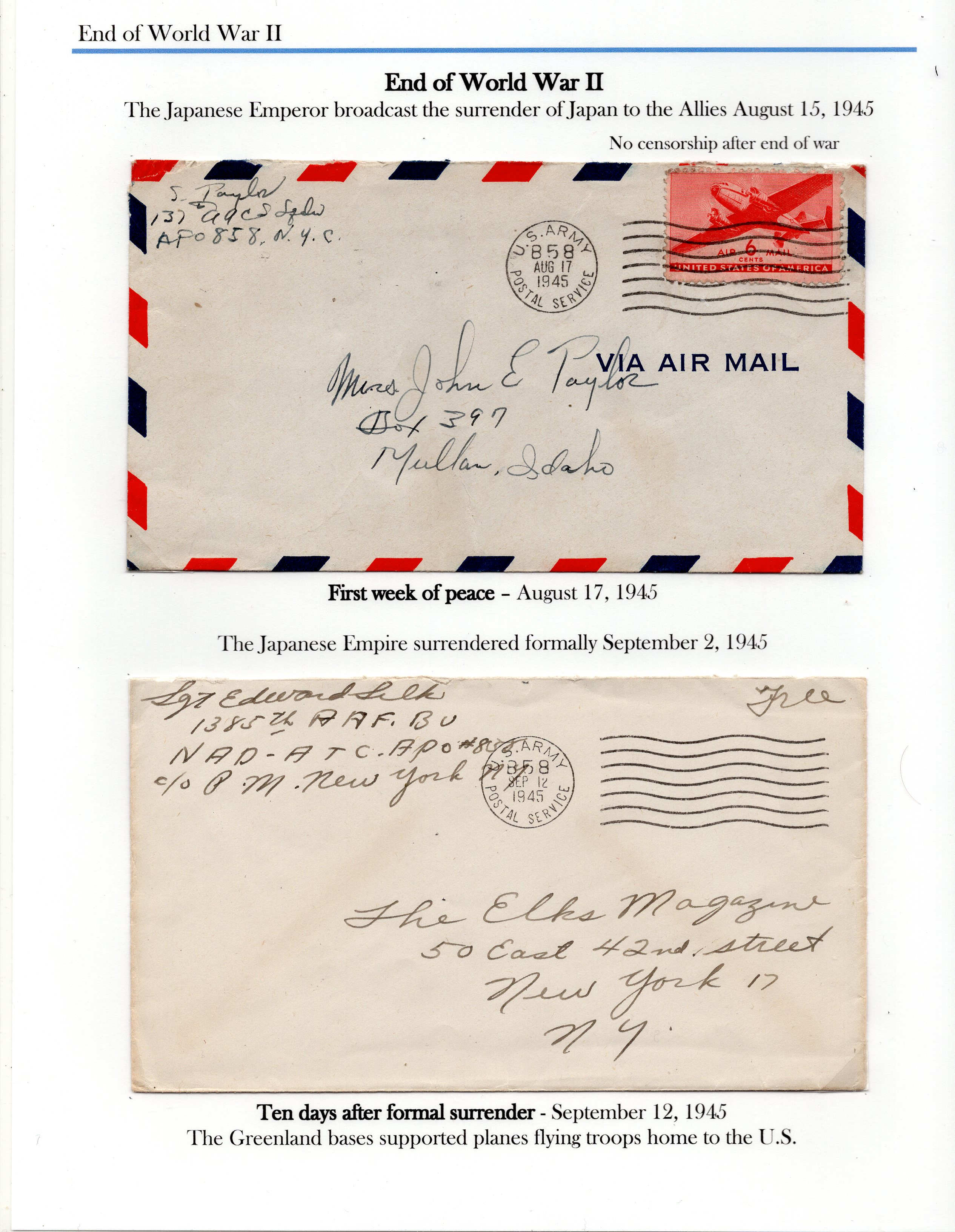 U.S. Army Post Offices in Greenland 19411945 Page 32