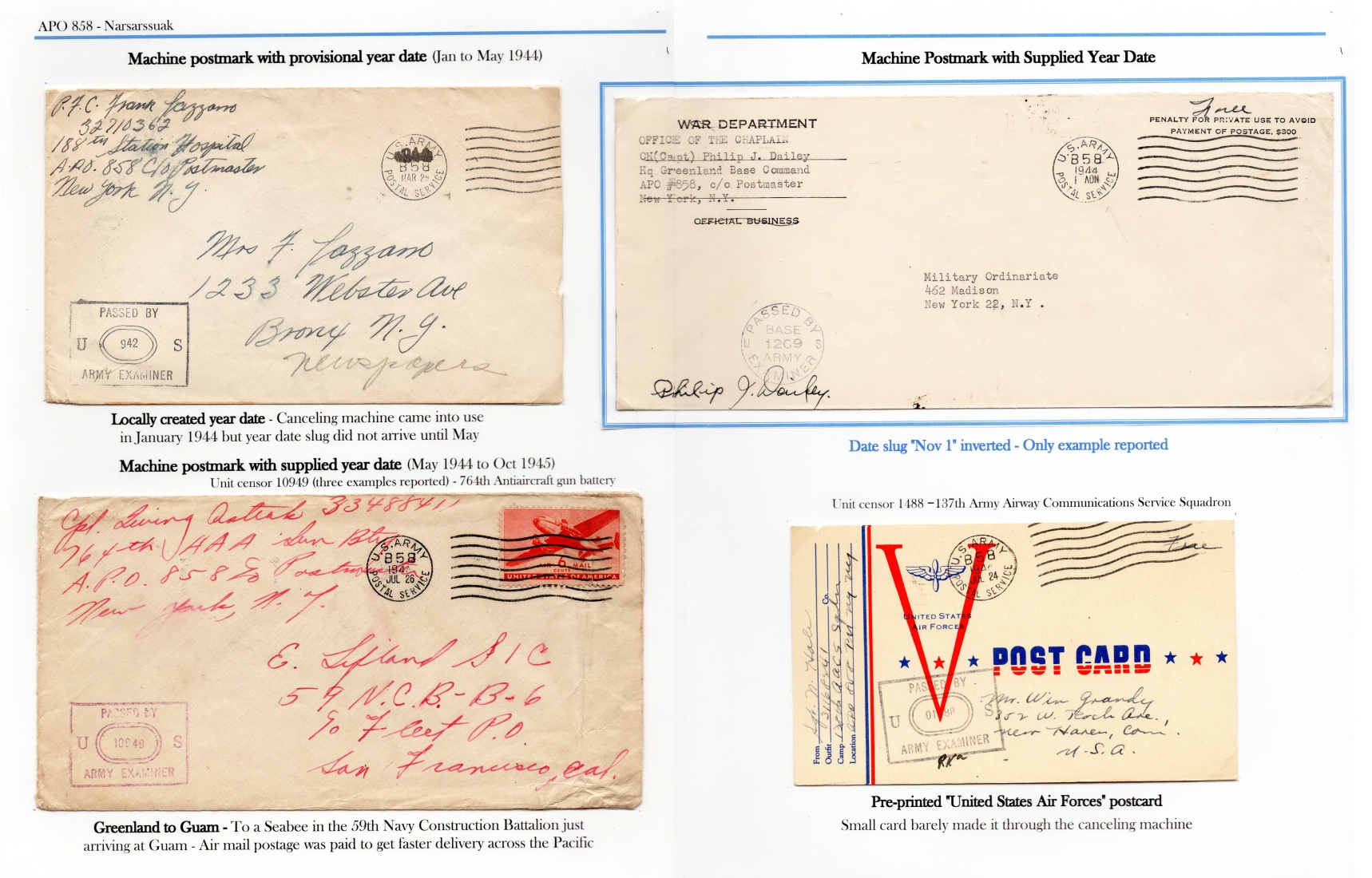 U.S. Army Post Offices in Greenland 19411945 Page 27